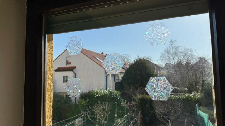 Suncatcher am Fenster